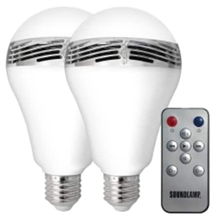 Doomsday LED Light Bulb with Bluetooth Speaker, 2PK DO3538197